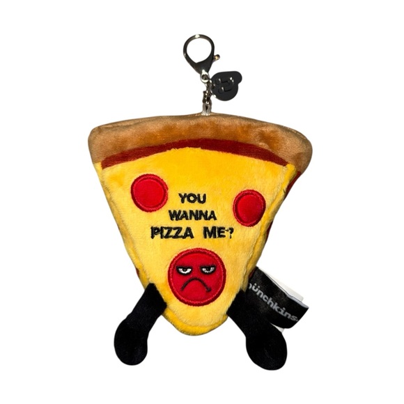 unbranded Accessories - Funny Yellow and Brown Pizza Slice Key Holder